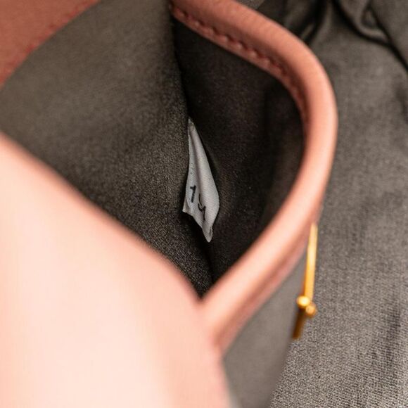 Pre Loved miu miu Studded Leather Clutch Women Pink Clutches - Picture 8 of 8